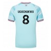 Burnley Lesley Ugochukwu #8 Bortatröja 2025-26 Korta ärmar